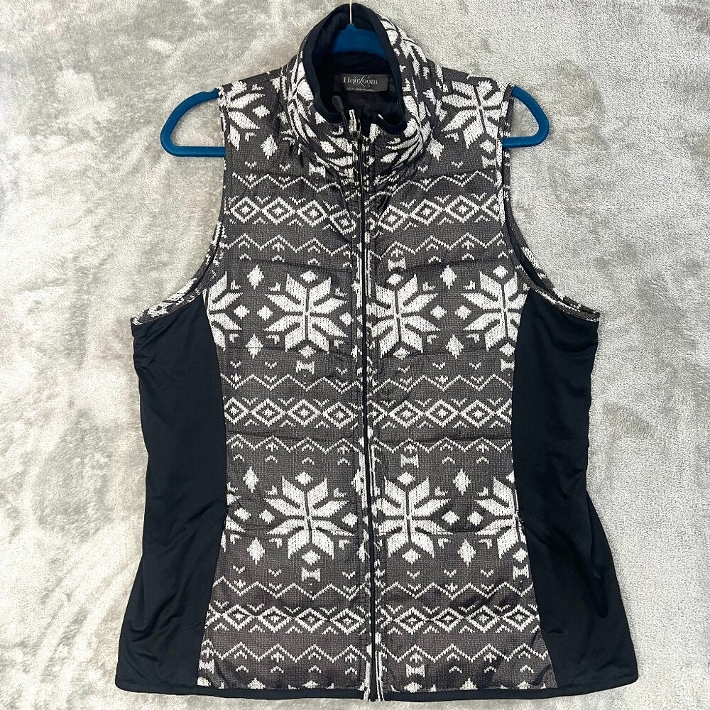 Heirloom Nordic Fair Isle Quilted Vest –‎ Women’s Large